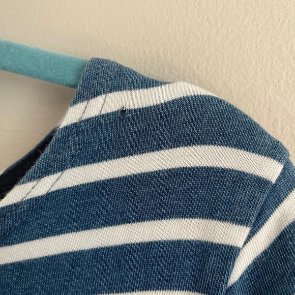 Joules Chambray stripe nautical striped dress size 6 - Picture 4 of 4